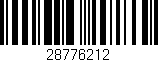 Código de barras (EAN, GTIN, SKU, ISBN): '28776212'