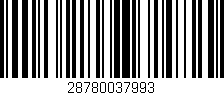 Código de barras (EAN, GTIN, SKU, ISBN): '28780037993'