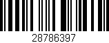 Código de barras (EAN, GTIN, SKU, ISBN): '28786397'