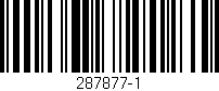 Código de barras (EAN, GTIN, SKU, ISBN): '287877-1'