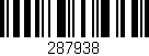 Código de barras (EAN, GTIN, SKU, ISBN): '287938'