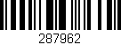 Código de barras (EAN, GTIN, SKU, ISBN): '287962'