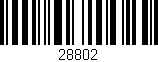 Código de barras (EAN, GTIN, SKU, ISBN): '28802'