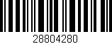 Código de barras (EAN, GTIN, SKU, ISBN): '28804280'