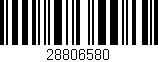 Código de barras (EAN, GTIN, SKU, ISBN): '28806580'