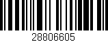 Código de barras (EAN, GTIN, SKU, ISBN): '28806605'