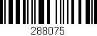 Código de barras (EAN, GTIN, SKU, ISBN): '288075'