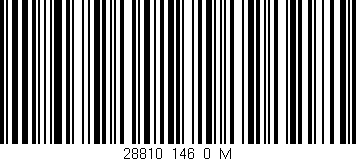 Código de barras (EAN, GTIN, SKU, ISBN): '28810_146_0_M'