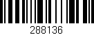 Código de barras (EAN, GTIN, SKU, ISBN): '288136'