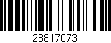 Código de barras (EAN, GTIN, SKU, ISBN): '28817073'