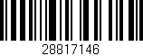 Código de barras (EAN, GTIN, SKU, ISBN): '28817146'