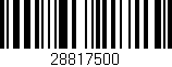 Código de barras (EAN, GTIN, SKU, ISBN): '28817500'