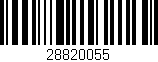 Código de barras (EAN, GTIN, SKU, ISBN): '28820055'