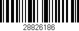Código de barras (EAN, GTIN, SKU, ISBN): '28826186'