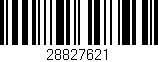 Código de barras (EAN, GTIN, SKU, ISBN): '28827621'