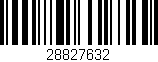 Código de barras (EAN, GTIN, SKU, ISBN): '28827632'