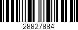 Código de barras (EAN, GTIN, SKU, ISBN): '28827884'