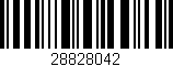 Código de barras (EAN, GTIN, SKU, ISBN): '28828042'