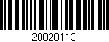 Código de barras (EAN, GTIN, SKU, ISBN): '28828113'