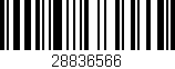 Código de barras (EAN, GTIN, SKU, ISBN): '28836566'