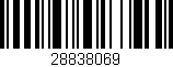 Código de barras (EAN, GTIN, SKU, ISBN): '28838069'
