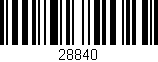 Código de barras (EAN, GTIN, SKU, ISBN): '28840'