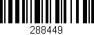 Código de barras (EAN, GTIN, SKU, ISBN): '288449'