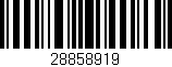 Código de barras (EAN, GTIN, SKU, ISBN): '28858919'