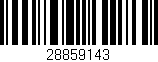 Código de barras (EAN, GTIN, SKU, ISBN): '28859143'