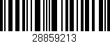 Código de barras (EAN, GTIN, SKU, ISBN): '28859213'