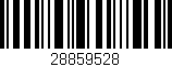 Código de barras (EAN, GTIN, SKU, ISBN): '28859528'