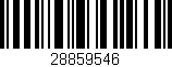 Código de barras (EAN, GTIN, SKU, ISBN): '28859546'