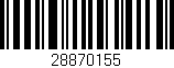 Código de barras (EAN, GTIN, SKU, ISBN): '28870155'