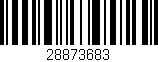 Código de barras (EAN, GTIN, SKU, ISBN): '28873683'