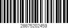 Código de barras (EAN, GTIN, SKU, ISBN): '28875202459'