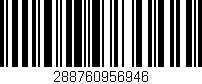 Código de barras (EAN, GTIN, SKU, ISBN): '288760956946'
