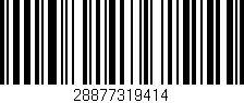 Código de barras (EAN, GTIN, SKU, ISBN): '28877319414'