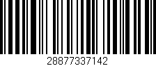 Código de barras (EAN, GTIN, SKU, ISBN): '28877337142'