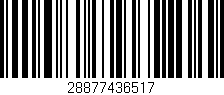 Código de barras (EAN, GTIN, SKU, ISBN): '28877436517'