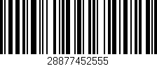 Código de barras (EAN, GTIN, SKU, ISBN): '28877452555'