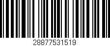 Código de barras (EAN, GTIN, SKU, ISBN): '28877531519'