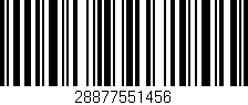 Código de barras (EAN, GTIN, SKU, ISBN): '28877551456'