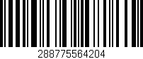 Código de barras (EAN, GTIN, SKU, ISBN): '288775564204'