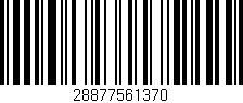 Código de barras (EAN, GTIN, SKU, ISBN): '28877561370'