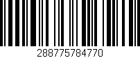 Código de barras (EAN, GTIN, SKU, ISBN): '288775784770'