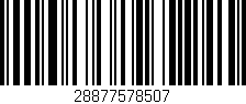 Código de barras (EAN, GTIN, SKU, ISBN): '28877578507'