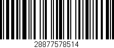 Código de barras (EAN, GTIN, SKU, ISBN): '28877578514'