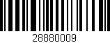 Código de barras (EAN, GTIN, SKU, ISBN): '28880009'