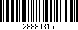 Código de barras (EAN, GTIN, SKU, ISBN): '28880315'
