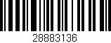 Código de barras (EAN, GTIN, SKU, ISBN): '28883136'
